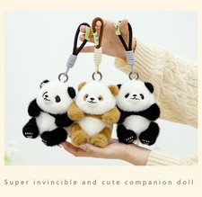 New panda pendant, cute and adorable doll keychain