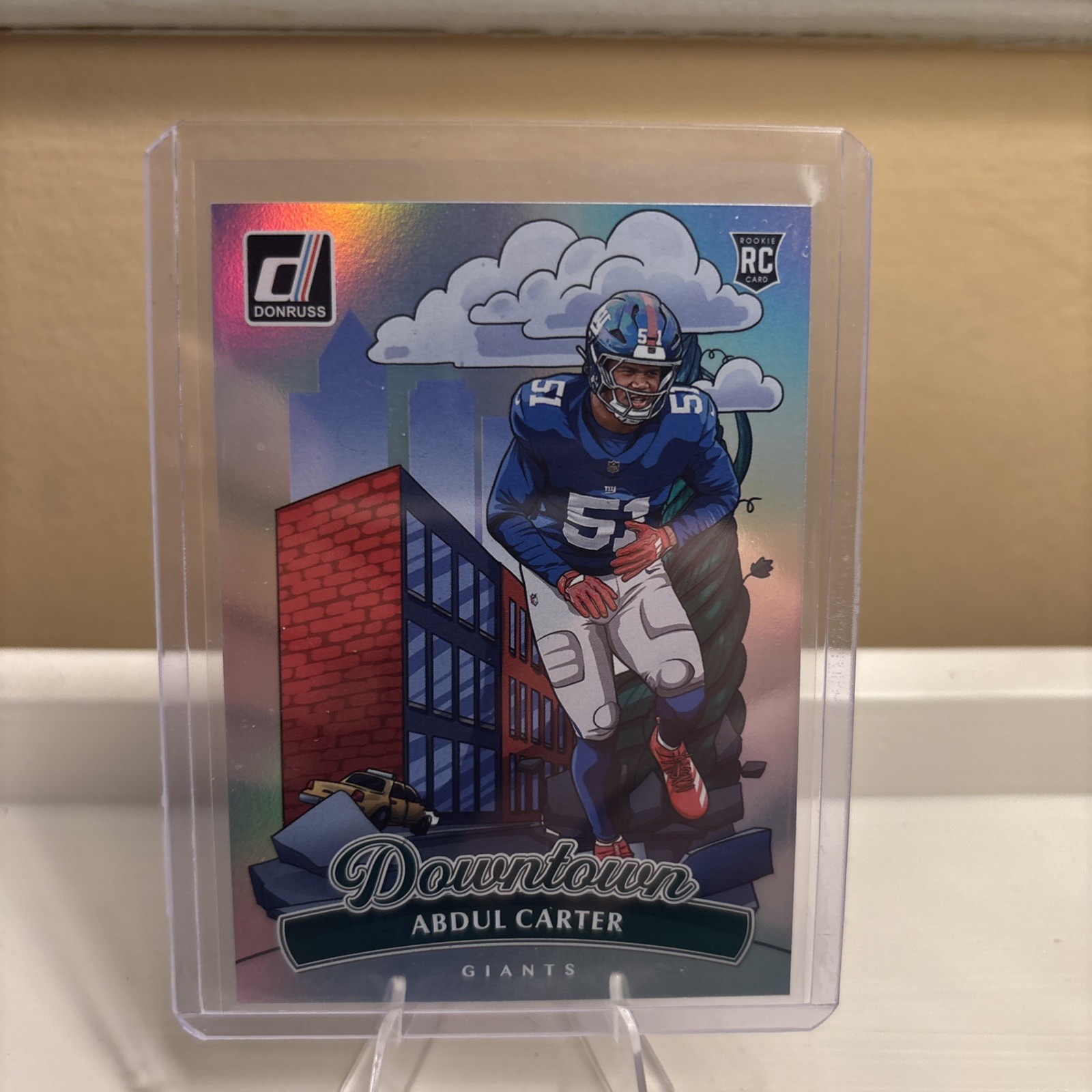 2025 Donruss Abdul Carter Downtown CASE HIT SSP Rookie RC New York Giants 