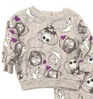 Nightmare Before Christmas 2Pc Set Baby Girl 3-6M Sweatshirt Leggings Disney NEW — photo 2