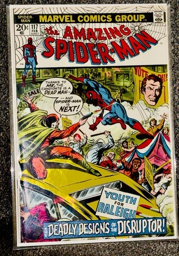 The Amazing Spider-Man #117 (1973) 1st Appearance Disruptor! Solid FN+