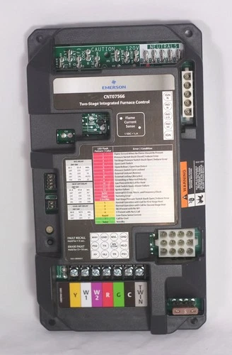 Used Emerson Two-Stage Furnace Control Board CNT07566