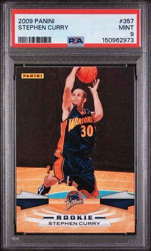 2009 Panini #357 STEPHEN CURRY ROOKIE RC – PSA 9 – Just graded