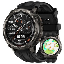 KOSPET TANK T4 Rugged Smart Watch, Full Stainless Steel Body, Global Offline Map