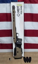 MDT Ruger American Short Action Right Hand Field Stock Chassis, FDE - 106232-FDE