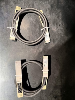 CISCO QSFP-H40G-CU1M 40GBASE-CR4 Passive Copper Cable -1M 37-1322-03 W/Hologram