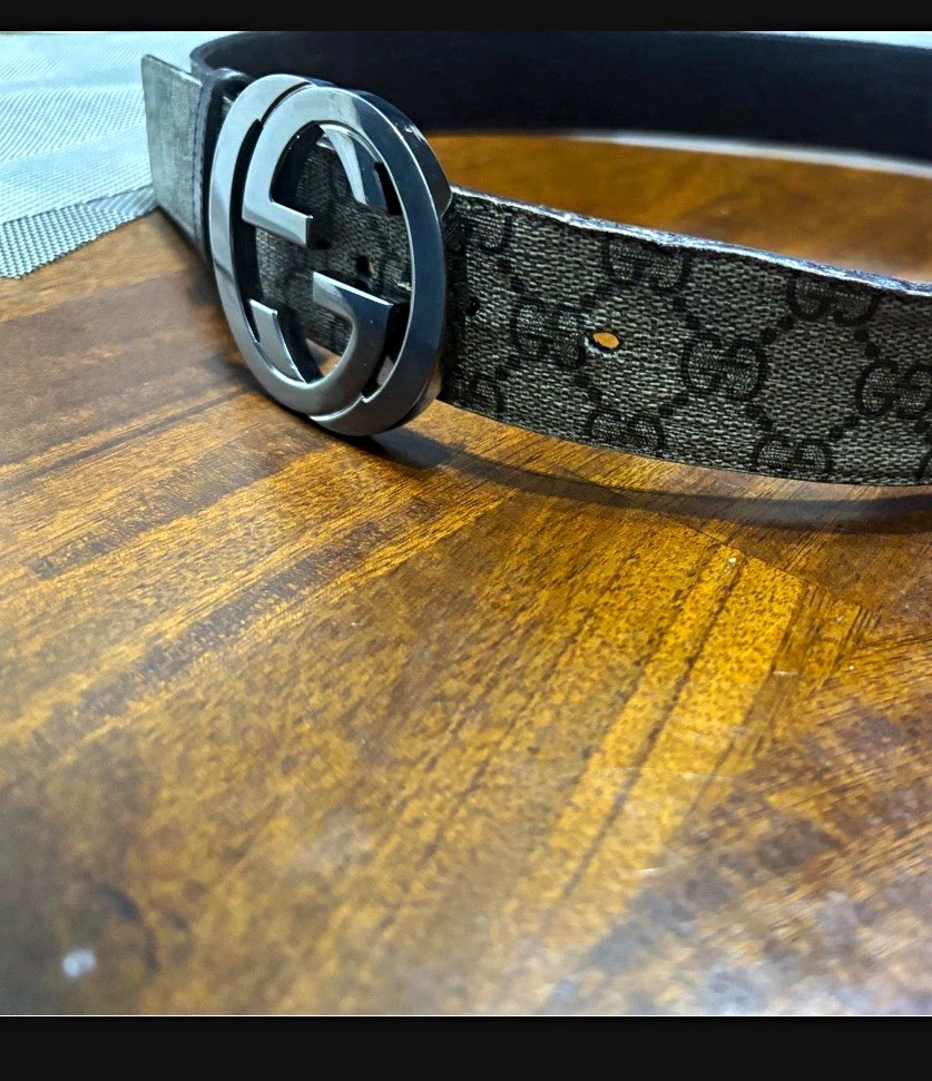 Gucci Black Belts for Men for sale | eBay