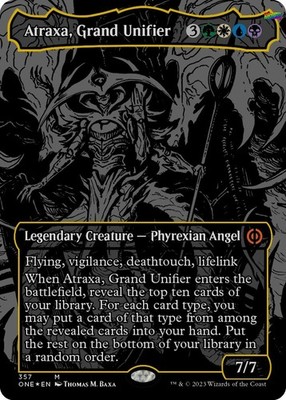アトラクサ オイルスリックfoil Atraxa, Grand Unifier Atraxa, Grand Unifier (Oil Slick Raised Foil) [ONE - 357] - NM