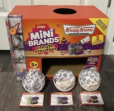 Mini Brands Create Creation KRISPY KREME LIMITED Ed. Halloween Box & Balls RARE 