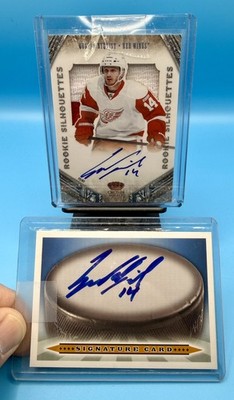 2011-12 Panini Crown Royale Gustav Nyquist 230 Rookie Silhouette Patch Auto /99