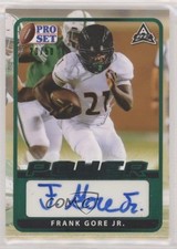2021 Leaf Pro Set Power Base Emerald Spectrum Foil 20/50 Frank Gore Jr Auto 3hd
