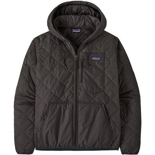 Patagonia Diamond Quilted Insulated Bomber Hoody - Men's,Black/Black,Size M - product listing photo