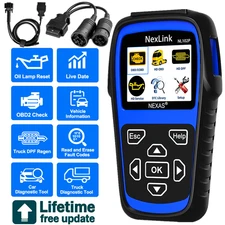 NEXAS NL102P Heavy Duty Truck Scanner All System Diagnostic Tool DPF Oil Reset