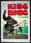 KING KONG Fay Wray 1933 27x37 French commercial movie poster 1989
