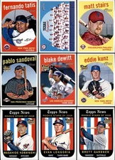 2008 Topps Heritage Baseball Green Backs Complete Your Set #601-720 You Pick!
