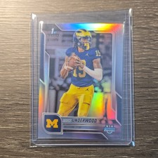 Topps 2025 Bowman Chrome Bryce Underwood #196 1st Bowman Refractor Michigan
