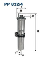 Filtron Kraftstofffilter PP 833 FüR Alfa Romeo Ford Audi Renault Peugeot Fiat