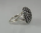 Vintage Beau Craft Ring Sterling Silver Starburst Adjustable Size 6.25
