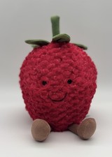 Jellycat AMUSEABLE STRAWBERRY   Authentic BNWT HTF Plush Toy Fruit Food Red