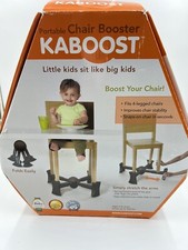 Kaboost Portable Chair Booster 2 Heights Adjustable Lift Seat, Chocolate