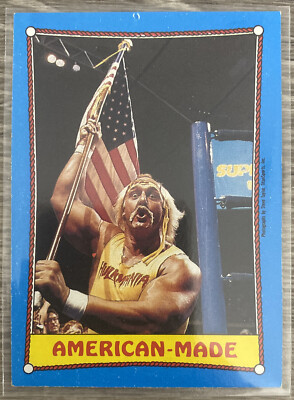 HULK HOGAN 1987 Topps WWF Card #35 Ringside Action American-Made WWE