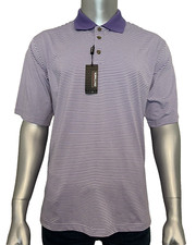 New Kirkland Signature Men s Performance Polo Wiking Shirt Extra Large XL Purple
