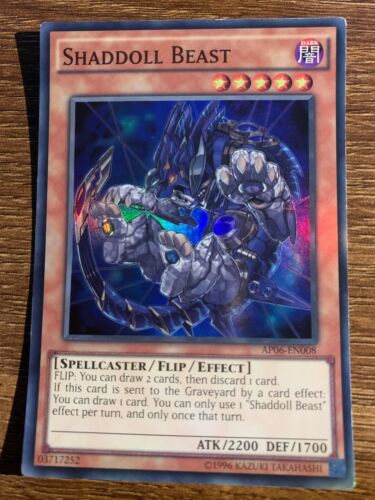 AP06-EN008 Shaddoll Beast Super Rare UNL Edition YuGiOh Card - Picture 1 of 2