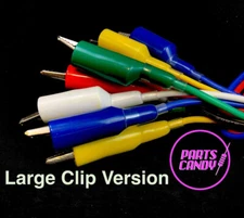 BEST TEST LEADS PERIOD Hand Made LARGE ALLIGATOR CLIP w/ 16AWG Ultra Flex Cable