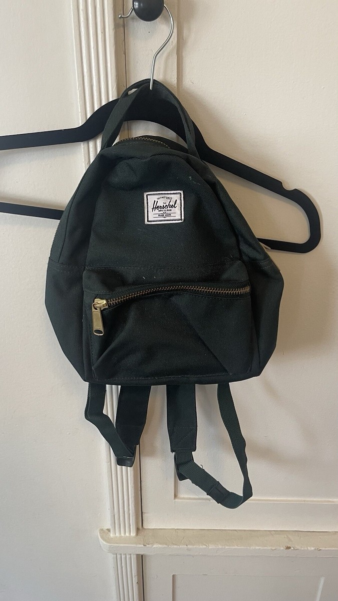 NWOT Herschel Supply Co BACKPACK black fabric‎ NOVA mini NWOT Herschel Supply Co BACKPACK black fabric NOVA mini | eBay main image 3