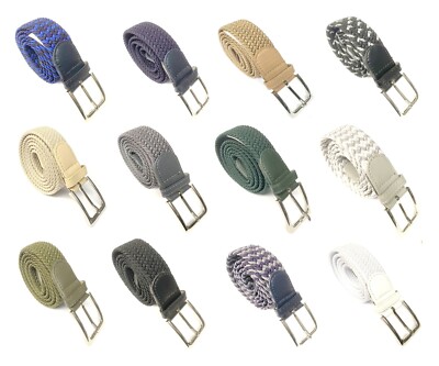 Stretchgürtel Flechtgürtel Gürtel elastisch Jeansgürtel Stoffgürtel Breite 3,5cm