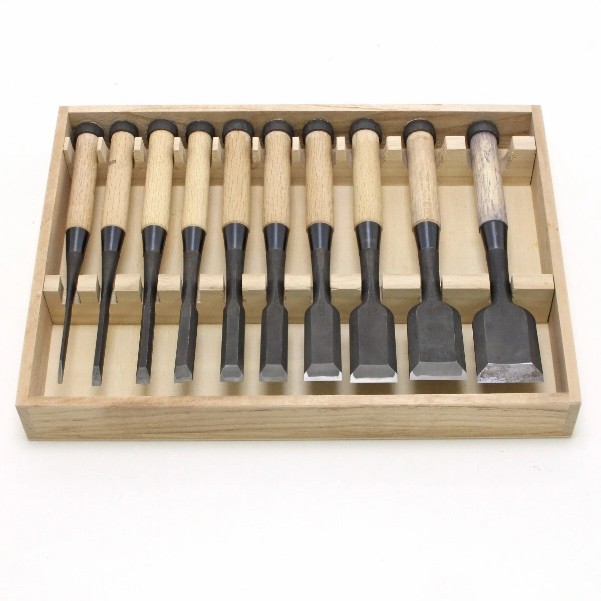 Kunikei 3rd Oire Nomi Japanese Bench Chisel Nomi White Steel Set