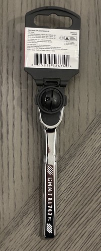CRAFTSMAN 1/4-Inch Drive / 72-Tooth / Chrome Pear Head Rachet (CMMT81747) - NEW! - Picture 2 of 2