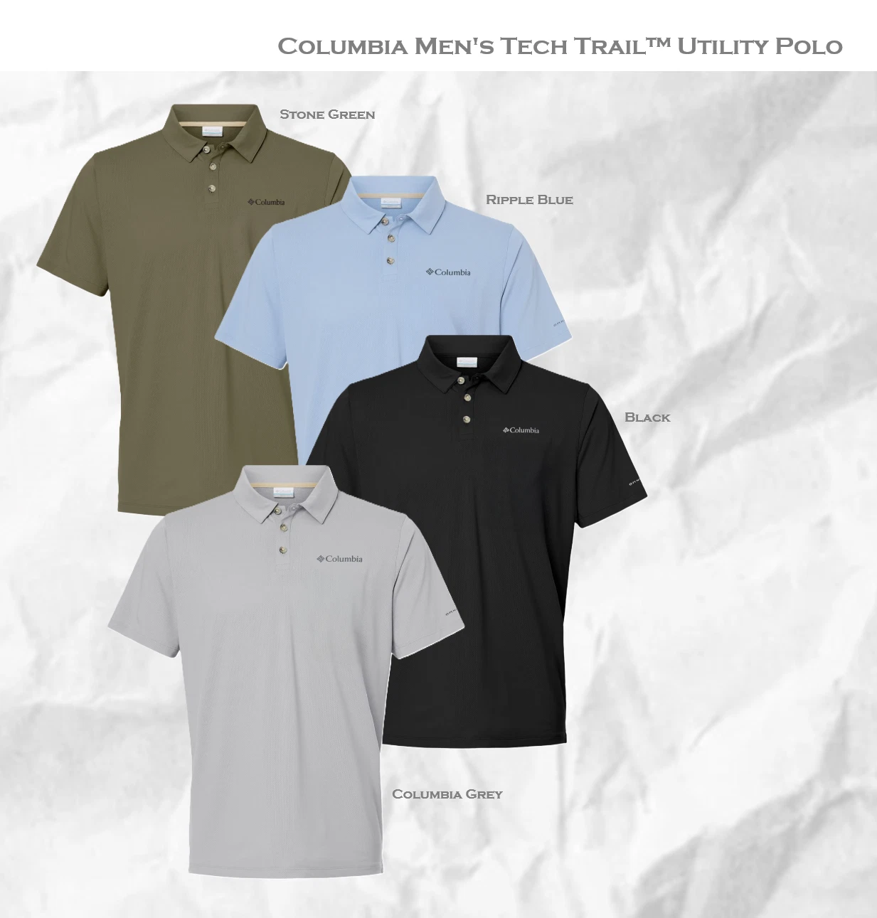 NWT! Men's Columbia Omni-Wick, Shade Technology Trail Utility Polo Shirt-211856
Opens in a new windo