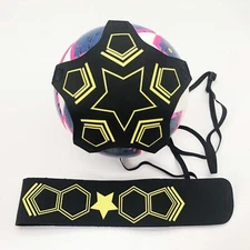 Adjustable Football Kick Trainer Soccer Ball Train Equipment Practice Belt