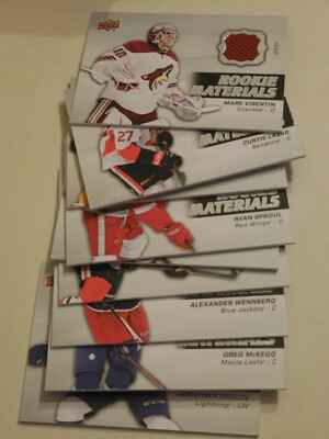 2014/2015 Upper Deck Rookie Materials & UD Game Jersey's U PICK