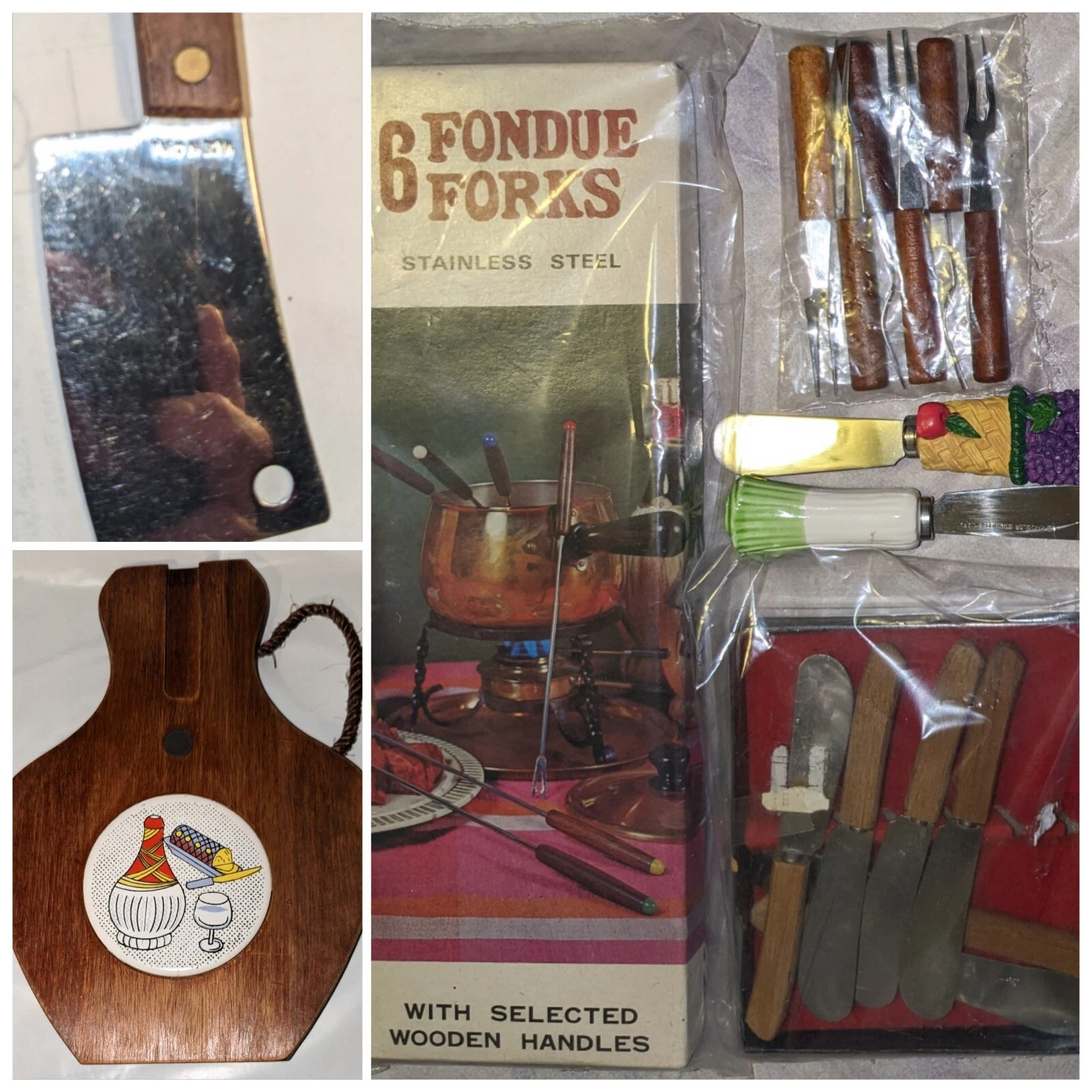 22 Piece Fondue Serving Utensils Appetizers So Much Stuff See Photos For List