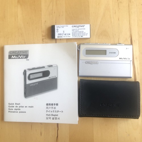Creative MuVo Slim 512MB Mp3 Player Dead Battery eBay