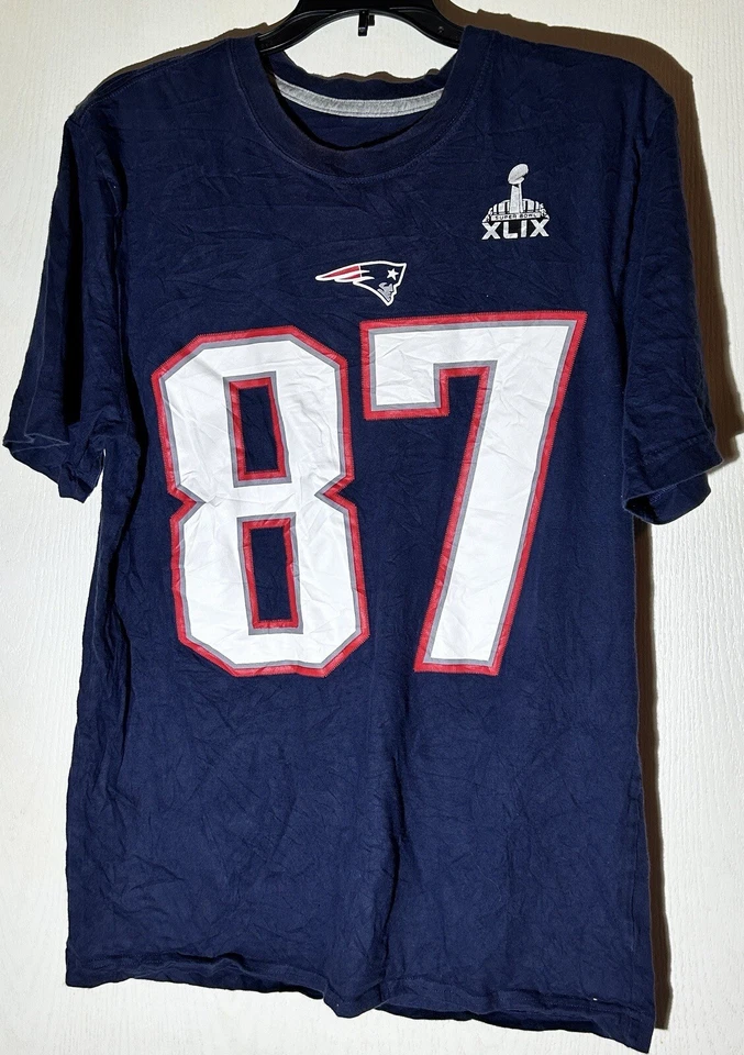 Camiseta deportiva para hombre Nike New England Patriots #87 Rob Gronkowski mediana Foto 2 de 3