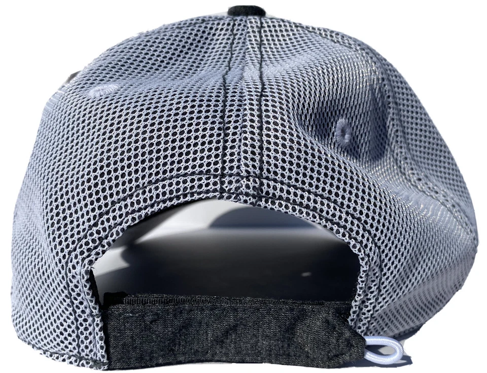 2025 MASTERS HEATHERED GRAY PERFORMANCE MESH BACK HAT AUGUSTA NATIONAL GOLF NEW - Imagem 4 de 4