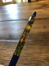 RARE VTG DISNEYLAND TINKERBELL BLUE FLOATY PEN DENMARK ESKESEN