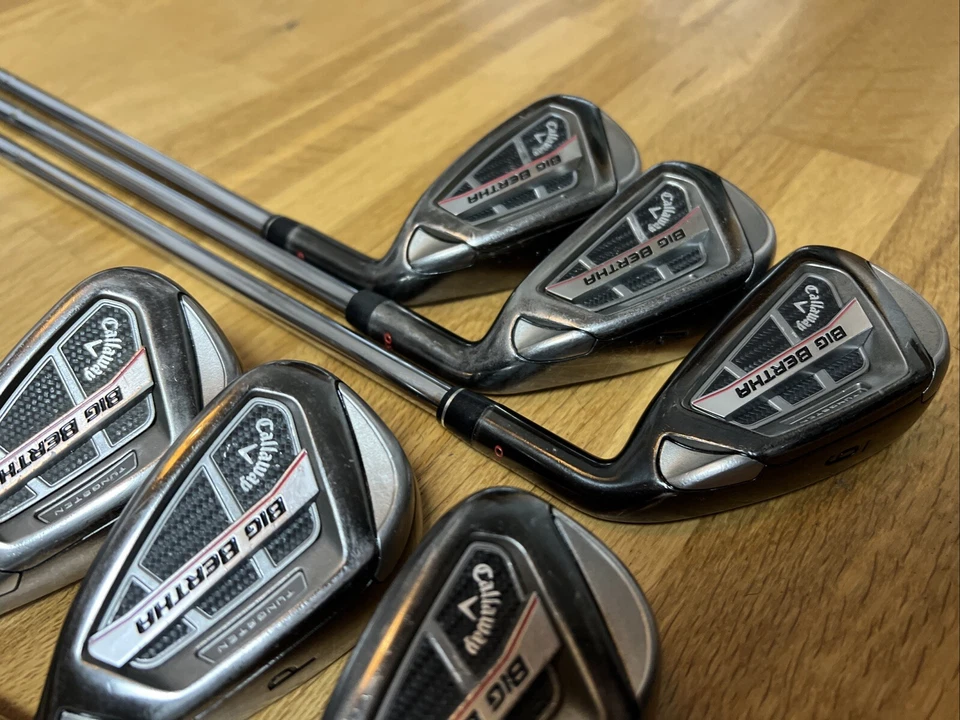 Callaway Big Bertha OS Tungsten Iron set 6-AW Speedstep Regular Shaft 2° Flat - Image 4 of 4