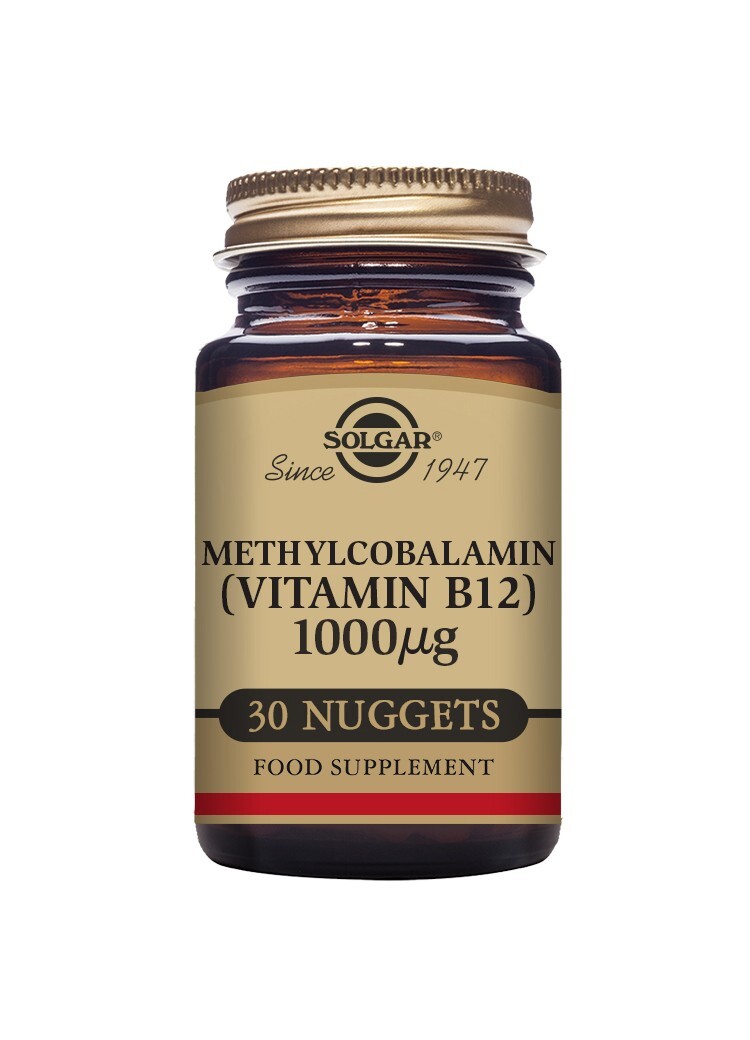 Solgar Vitamin B12 Methylcobalamin 1000ug Nuggets (30) BBE 07/2029 - Image 2