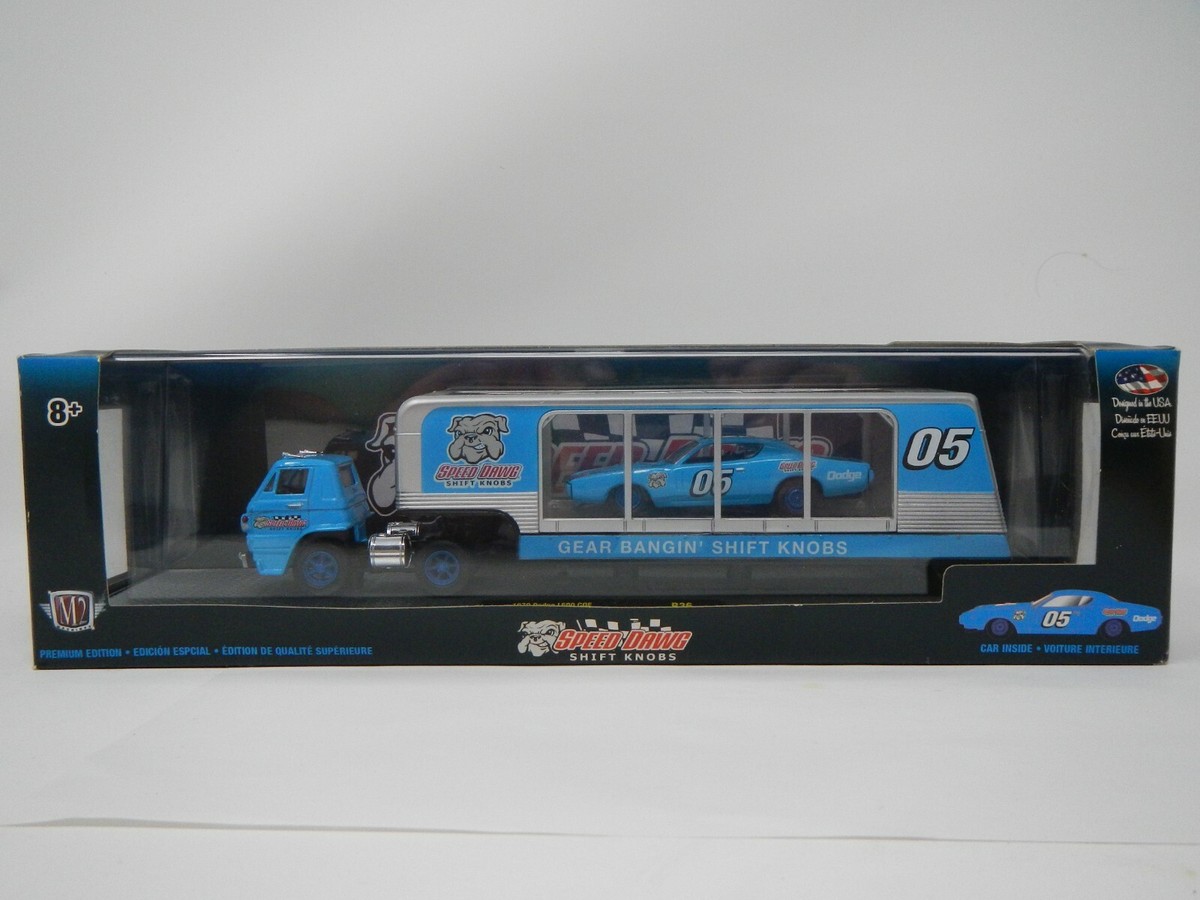 M2 Machines Speed Dawg 1970 Dodge L600 COE & Dodge Charger R/T