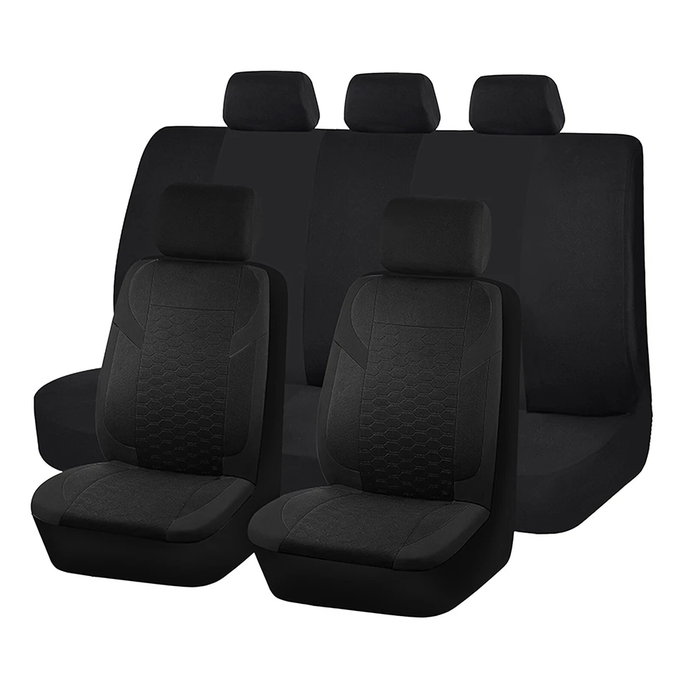 Car Seat Covers For 2000-24 Mazda 3 6 CX-5 CX-7 Protector Polyester Breathable - Image 2 of 4
