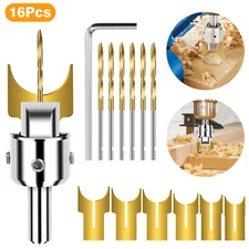 Buddha Beads Ball Router Bit Wooden Bead Maker Beads Drill Bit Cutter Tools Kit