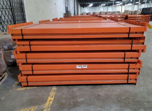 used pallet rack Teardrop Beams, 96" X 2-5/8"