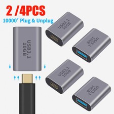 Fast Charging 10Gbps USB 3.1 A Female to Type C Female Converter OTG Adapter USA