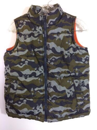 Old Navy Boys Camo Vest Fleece Jacket 