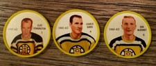 1961-62 SHIRRIFF HOCKEY COINS - Pennington Burns & McKenney lot of 3 - #s 1 4 6