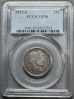 1893-S   BARBER QUARTER   PCGS  VF30