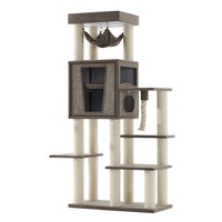 Kratzbaum 'Kasil', Braun, Ca. 203 X 100 X 50 Cm